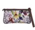 Infinity Flora Print Wristlet Pochette Bag, back view